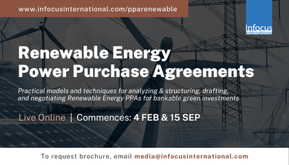 Renewable Energy Power Purchase Agreements